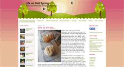 Desktop Screenshot of lifeonsaltspring.com